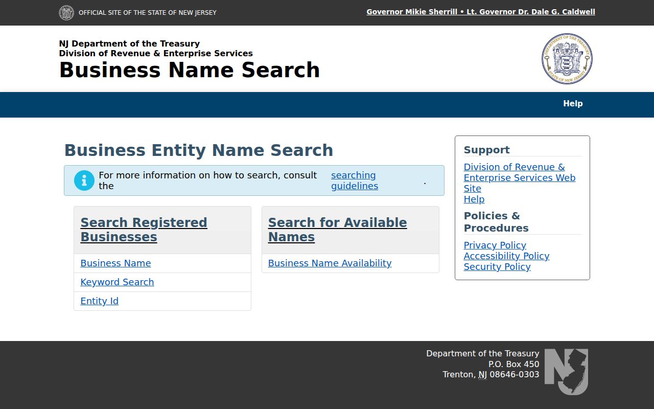Ridgewood residents directory New Jersey business name search